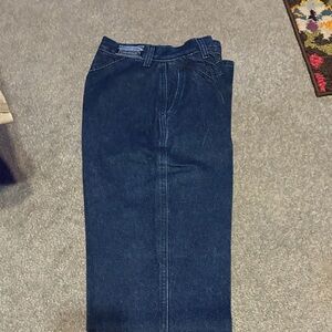 Classic Women's Straight Jeans in Dark Blue
